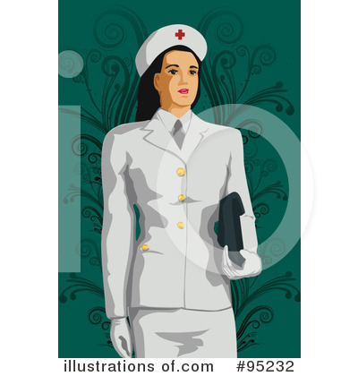 Royalty-Free (RF) Nurse Clipart Illustration by mayawizard101 - Stock Sample #95232