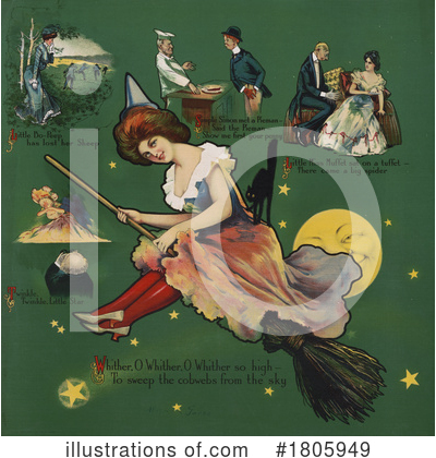 Royalty-Free (RF) Nursery Rhyme Clipart Illustration by JVPD - Stock Sample #1805949