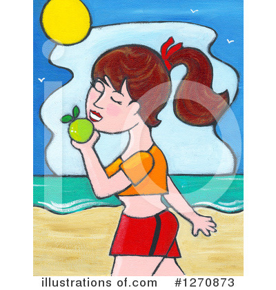 Beach Clipart #1270873 by Maria Bell