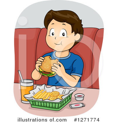 Burger Clipart #1271774 by BNP Design Studio