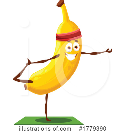 Banana Clipart #1779390 by Vector Tradition SM
