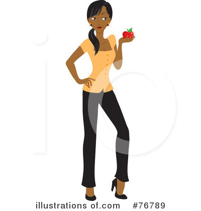 Indian Woman Clipart #76789 by Rosie Piter