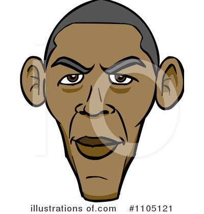 Royalty-Free (RF) Obama Clipart Illustration by Cartoon Solutions - Stock Sample #1105121