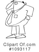 Obese Clipart #1093117 by djart