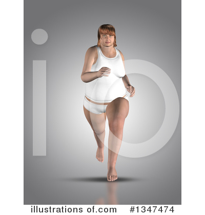 Royalty-Free (RF) Obesity Clipart Illustration by KJ Pargeter - Stock Sample #1347474