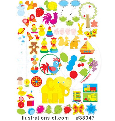 Royalty-Free (RF) Objects Clipart Illustration by Alex Bannykh - Stock Sample #38047