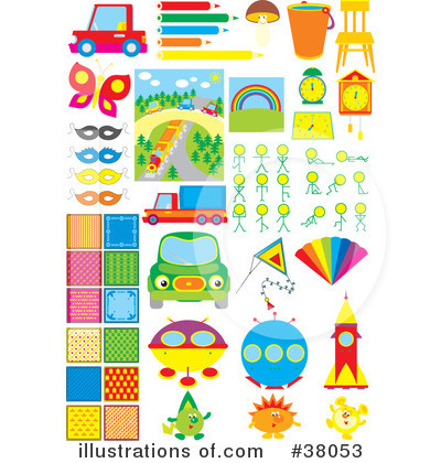 Colored Pencils Clipart #38053 by Alex Bannykh