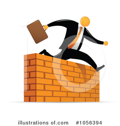 Royalty-Free (RF) Obstacle Clipart Illustration by Qiun - Stock Sample #1056394