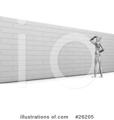 Royalty-Free (RF) Obstacle Clipart Illustration by KJ Pargeter - Stock Sample #26205