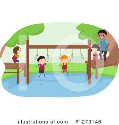 Royalty-Free (RF) Obstacle Course Clipart Illustration by BNP Design Studio - Stock Sample #1279146