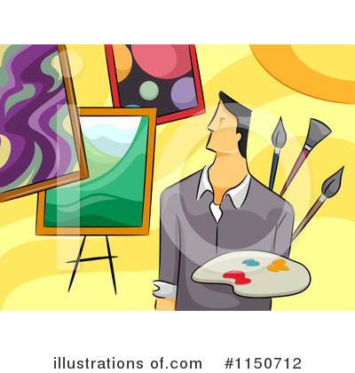 Painter Clipart #1150712 by BNP Design Studio