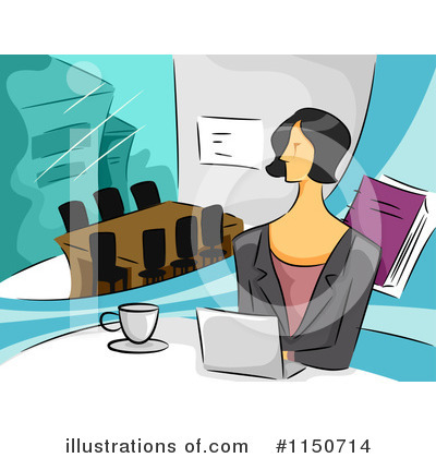 Businesswoman Clipart #1150714 by BNP Design Studio