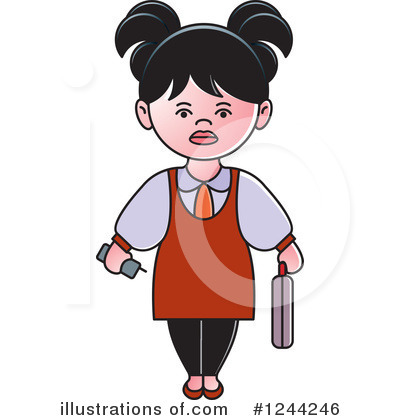 Business Woman Clipart #1244246 by Lal Perera