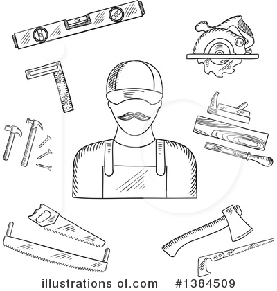 Hammer Clipart #1384509 by Vector Tradition SM