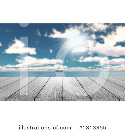 Royalty-Free (RF) Ocean Clipart Illustration by KJ Pargeter - Stock Sample #1313855