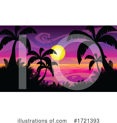 Palm Tree Clipart #1721393 by Hit Toon