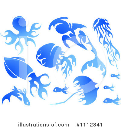 Octopus Clipart #1112341 by BNP Design Studio