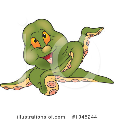 Royalty-Free (RF) Octopus Clipart Illustration by dero - Stock Sample #1045244