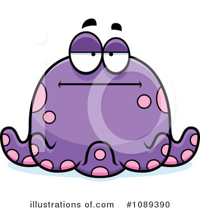 Royalty-Free (RF) Octopus Clipart Illustration by Cory Thoman - Stock Sample #1089390