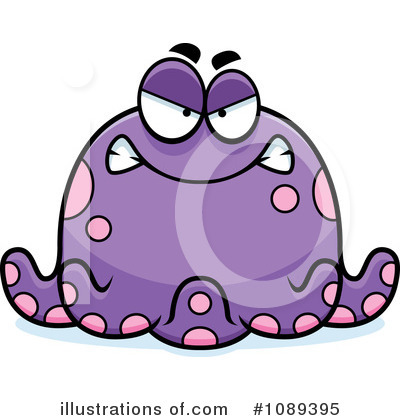 Royalty-Free (RF) Octopus Clipart Illustration by Cory Thoman - Stock Sample #1089395