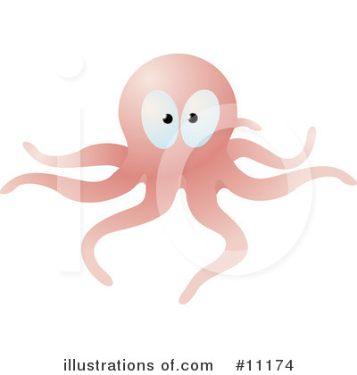 Octopus Clipart #11174 by AtStockIllustration