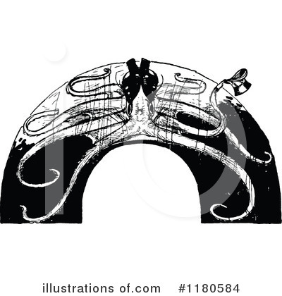 Royalty-Free (RF) Octopus Clipart Illustration by Prawny Vintage - Stock Sample #1180584