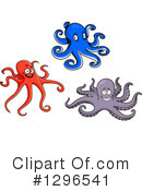 Octopus Clipart #1296541 by Vector Tradition SM
