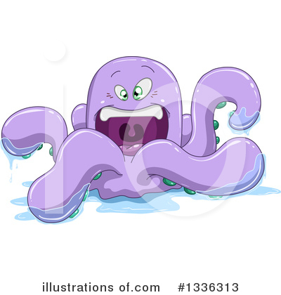 Royalty-Free (RF) Octopus Clipart Illustration by Liron Peer - Stock Sample #1336313