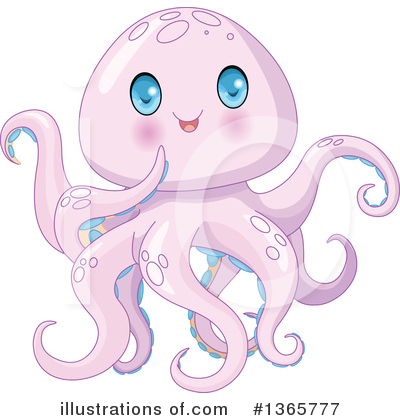 Octopus Clipart #1365777 by Pushkin