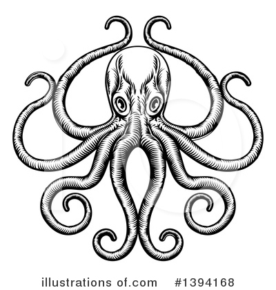 Octopus Clipart #1394168 by AtStockIllustration