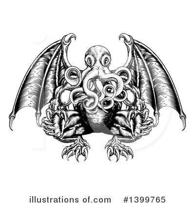 Tentacles Clipart #1399765 by AtStockIllustration