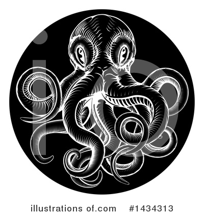 Royalty-Free (RF) Octopus Clipart Illustration by AtStockIllustration - Stock Sample #1434313