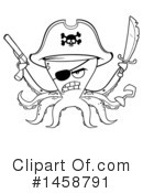 Octopus Clipart #1458791 by Hit Toon
