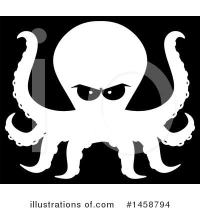 Octopus Clipart #1458794 by Hit Toon