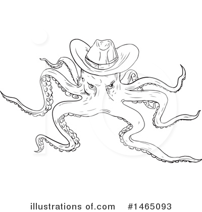 Octopus Clipart #1465093 by patrimonio