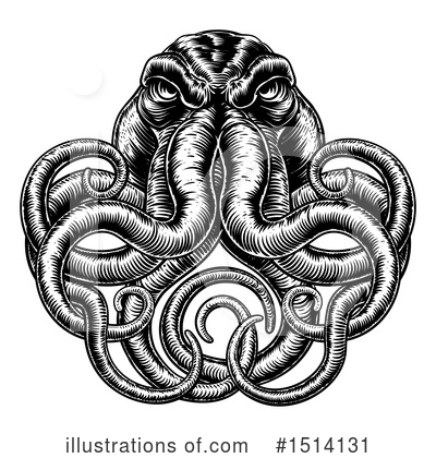 Tentacles Clipart #1514131 by AtStockIllustration