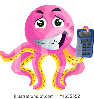 Royalty-Free (RF) Octopus Clipart Illustration by Morphart Creations - Stock Sample #1655552