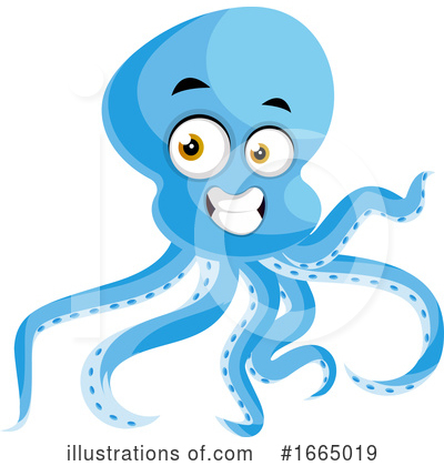 Royalty-Free (RF) Octopus Clipart Illustration by Morphart Creations - Stock Sample #1665019