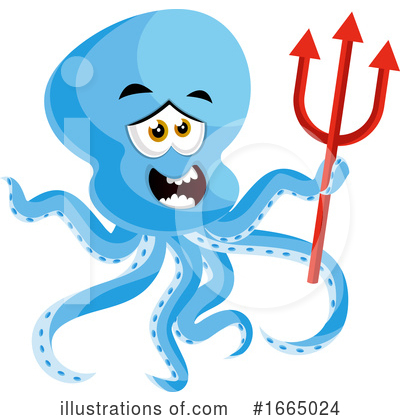 Royalty-Free (RF) Octopus Clipart Illustration by Morphart Creations - Stock Sample #1665024