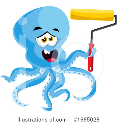 Royalty-Free (RF) Octopus Clipart Illustration by Morphart Creations - Stock Sample #1665028