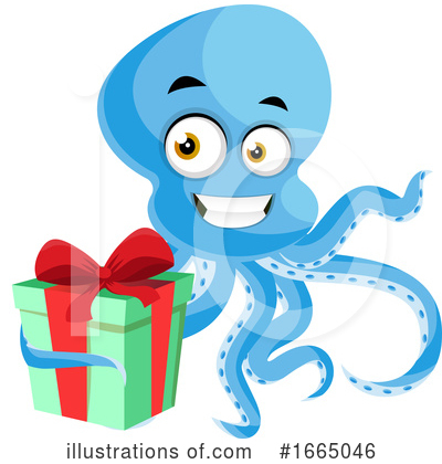Royalty-Free (RF) Octopus Clipart Illustration by Morphart Creations - Stock Sample #1665046