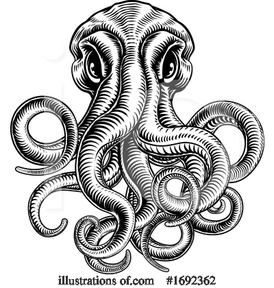 Royalty-Free (RF) Octopus Clipart Illustration by AtStockIllustration - Stock Sample #1692362