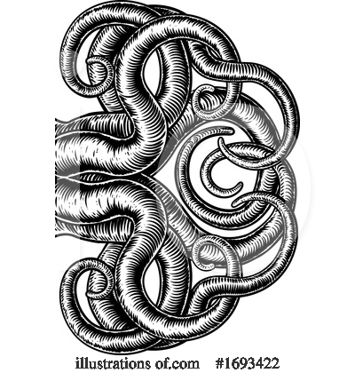 Tentacles Clipart #1693422 by AtStockIllustration