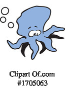 Octopus Clipart #1705063 by Johnny Sajem