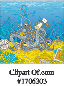 Octopus Clipart #1706303 by Alex Bannykh