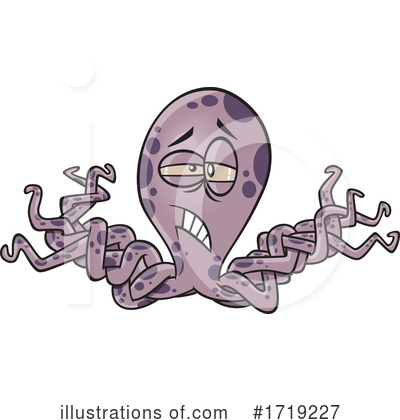 Octopus Clipart #1719227 by toonaday