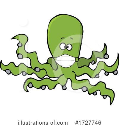 Royalty-Free (RF) Octopus Clipart Illustration by djart - Stock Sample #1727746