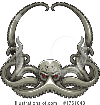 Octopus Clipart #1761043 by Vector Tradition SM