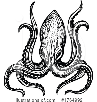 Royalty-Free (RF) Octopus Clipart Illustration by Vector Tradition SM - Stock Sample #1764992