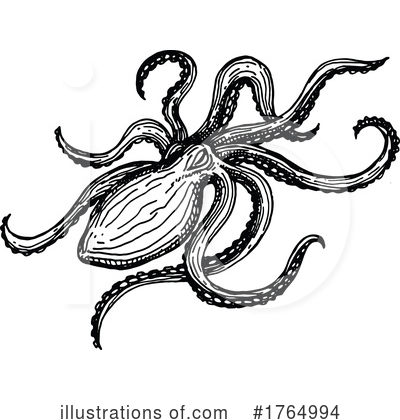 Royalty-Free (RF) Octopus Clipart Illustration by Vector Tradition SM - Stock Sample #1764994